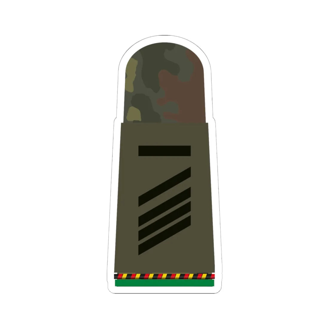 HA OS5 15 Stabsgefreiter RUA PzGren L (Germany) (Military Rank) STICKER Vinyl Kiss-Cut Decal 6 Inch White - The Sticker Space