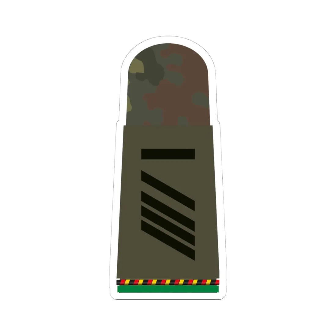 HA OS5 15 Stabsgefreiter RUA PzGren R (Military Rank) STICKER Vinyl Kiss-Cut Decal 4 Inch White - The Sticker Space