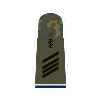 HA OS5 15 Stabsgefreiter SanOA San HMx L (Military Rank) STICKER Vinyl Kiss-Cut Decal 4 Inch White - The Sticker Space