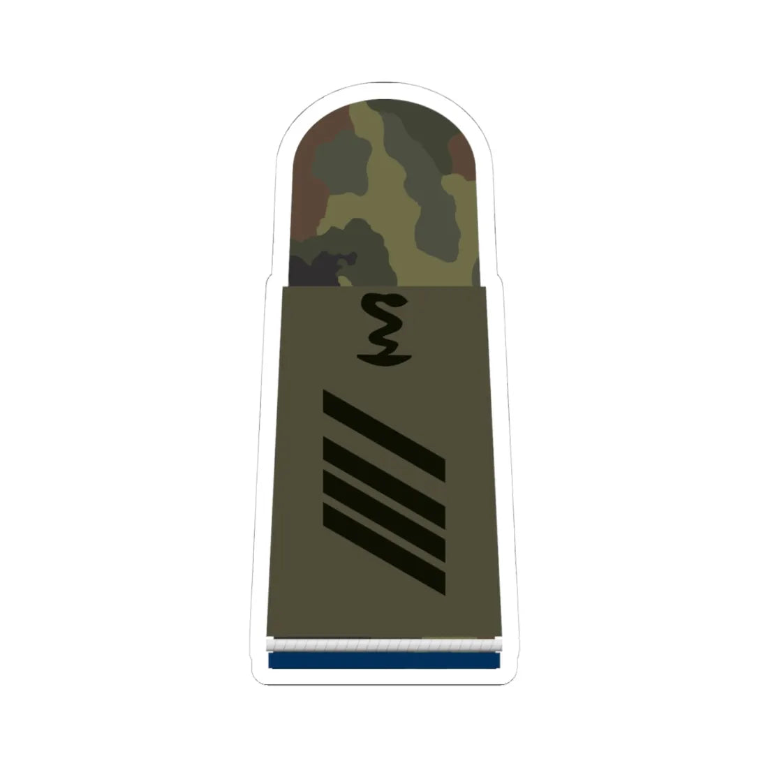 HA OS5 15 Stabsgefreiter SanOA San PHx R (Military Rank) STICKER Vinyl Kiss-Cut Decal 4 Inch White - The Sticker Space