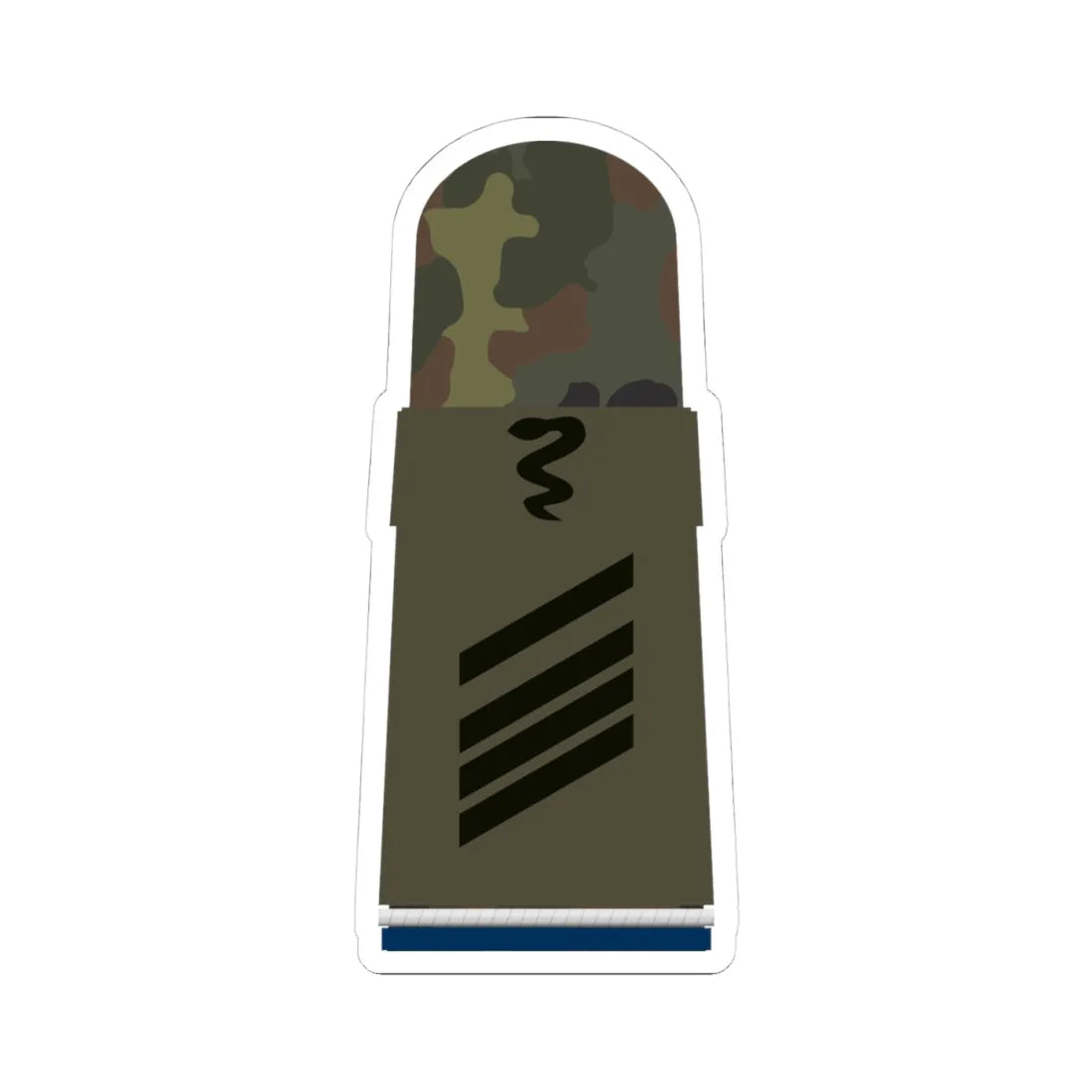 HA OS5 15 Stabsgefreiter SanOA San TM L (Germany) (Military Rank) STICKER Vinyl Kiss-Cut Decal 4 Inch White - The Sticker Space