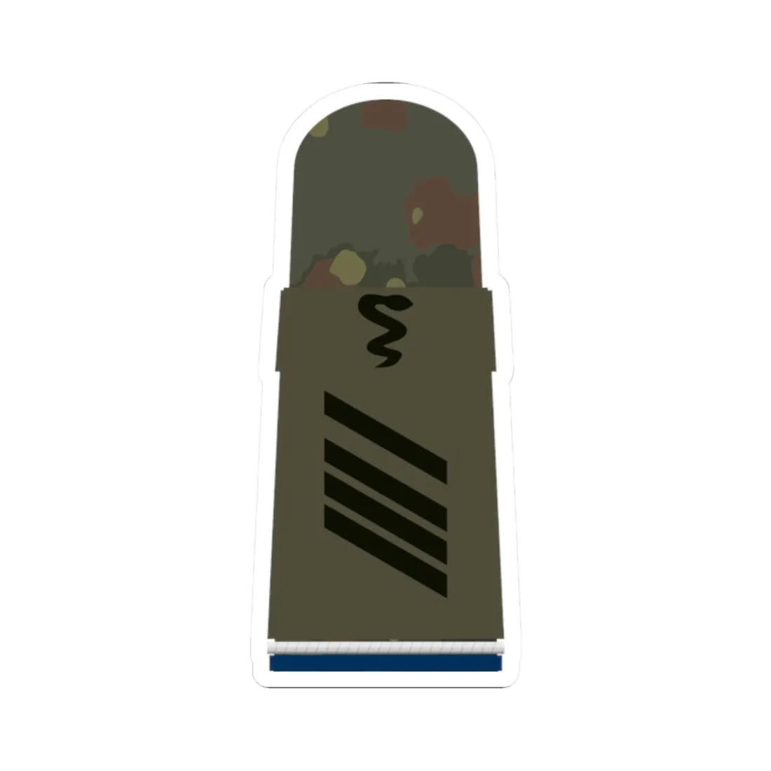 HA OS5 15 Stabsgefreiter SanOA San TM R (Military Rank) STICKER Vinyl Kiss-Cut Decal 2 Inch White - The Sticker Space