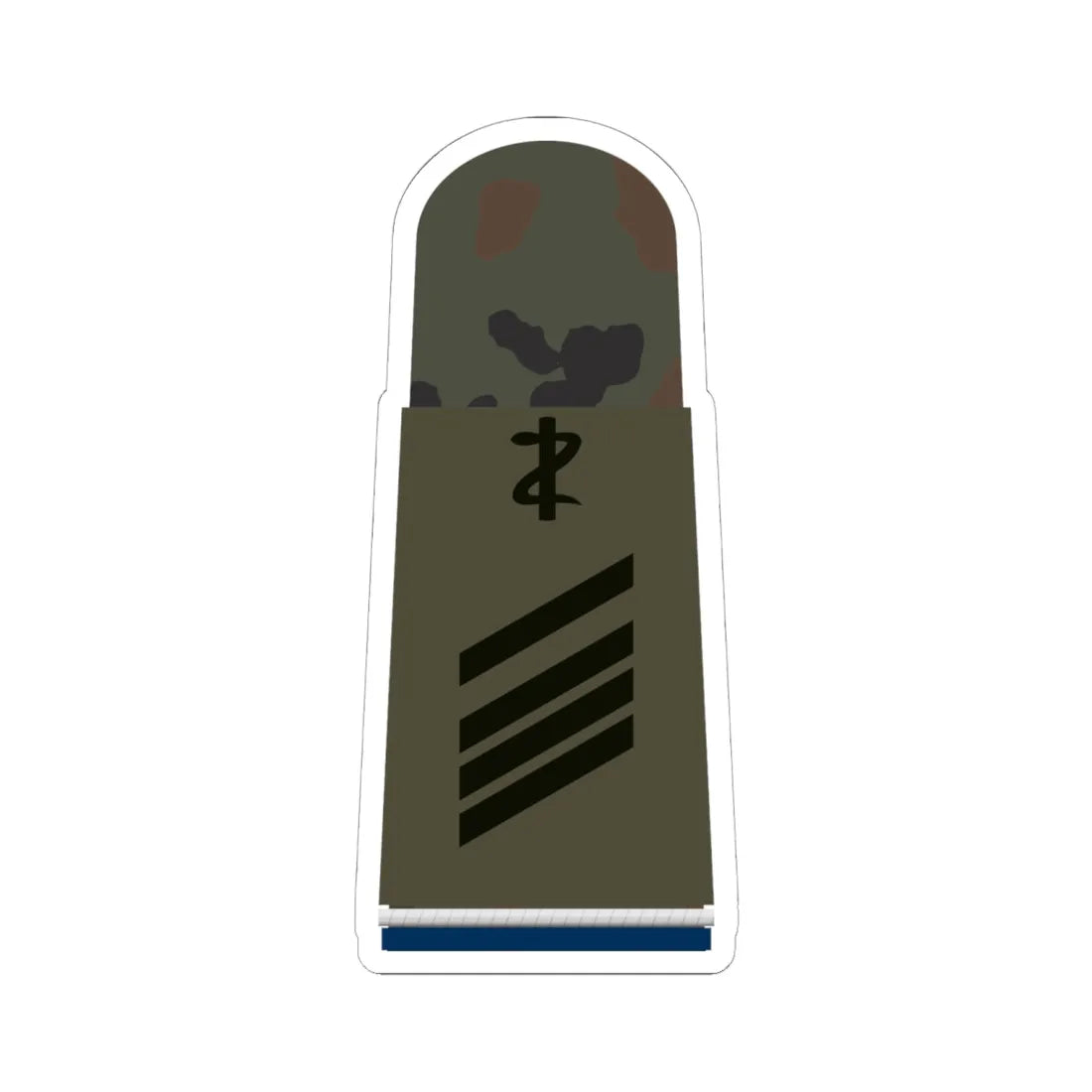 HA OS5 15 Stabsgefreiter SanOA San ZMx L (Germany) (Military Rank) STICKER Vinyl Kiss-Cut Decal 6 Inch White - The Sticker Space