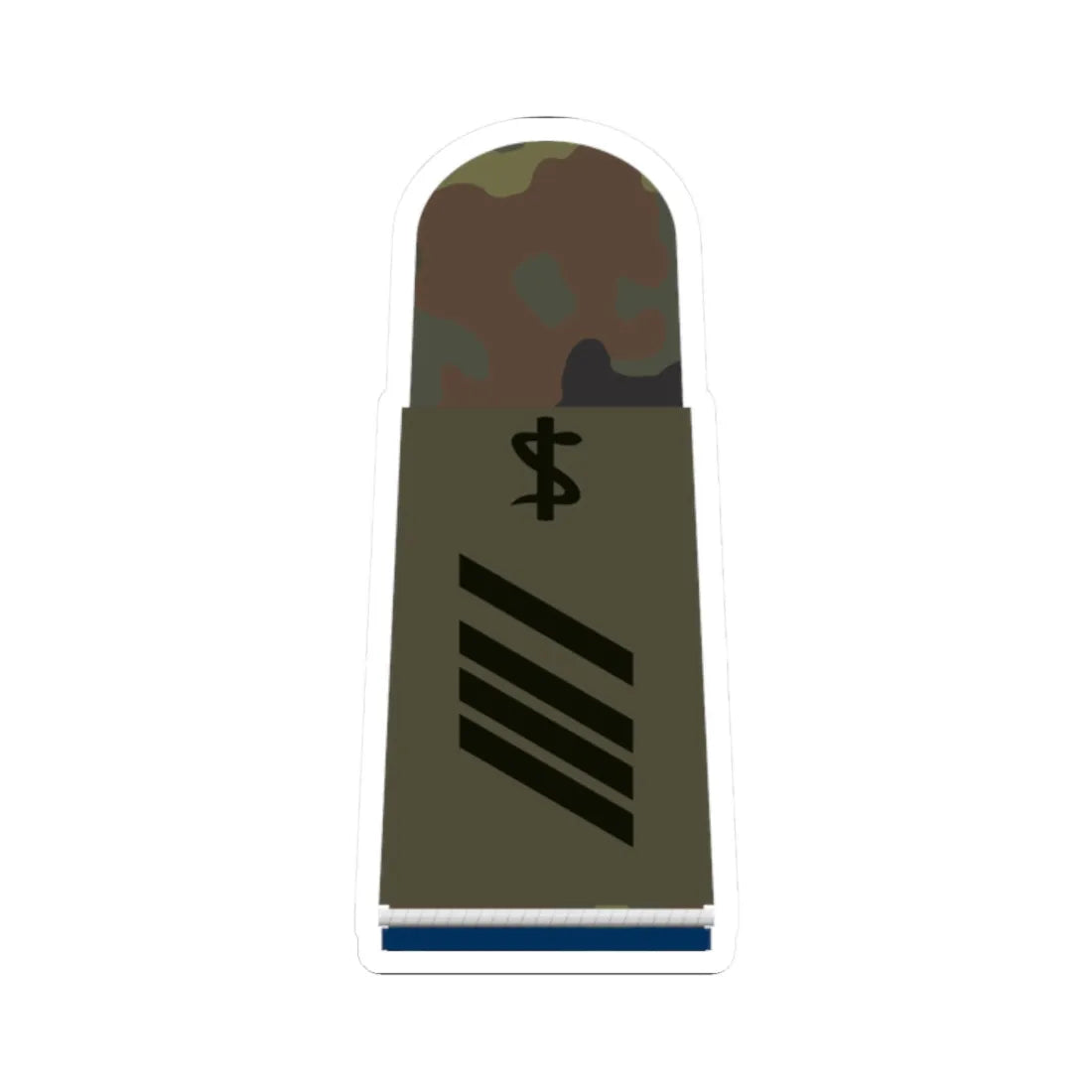 HA OS5 15 Stabsgefreiter SanOA San ZMx R (Military Rank) STICKER Vinyl Kiss-Cut Decal 2 Inch White - The Sticker Space