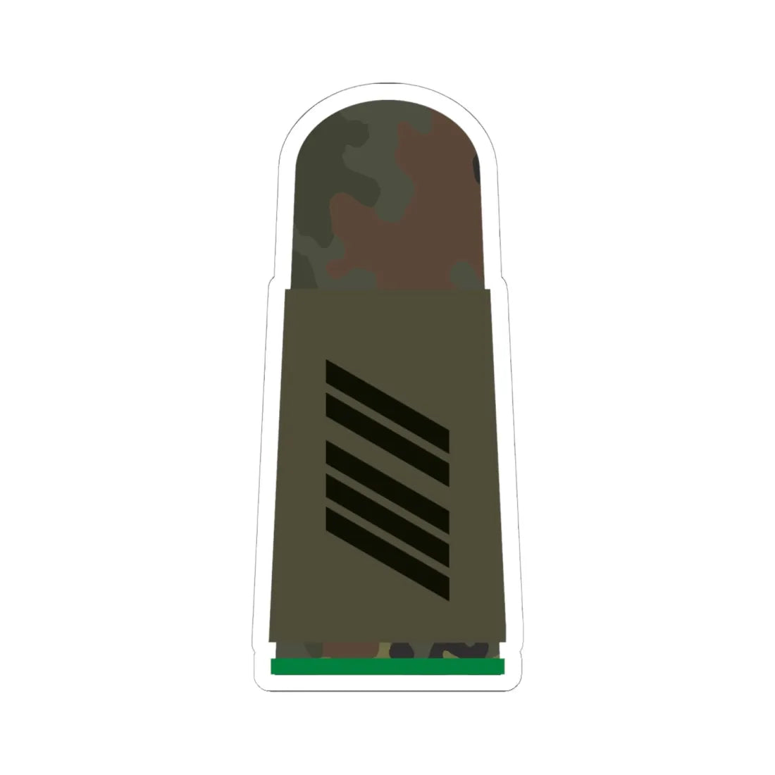 HA OS5 16 Oberstabsgefreiter PzGren R (Germany) (Military Rank) STICKER Vinyl Kiss-Cut Decal 6 Inch White - The Sticker Space