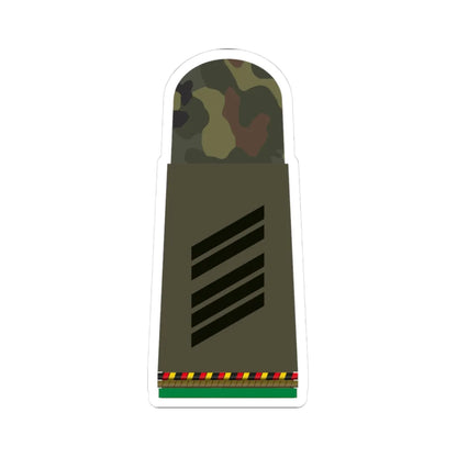 HA OS5 16 Oberstabsgefreiter RFA PzGren L (Military Rank) STICKER Vinyl Kiss-Cut Decal 3 Inch White - The Sticker Space