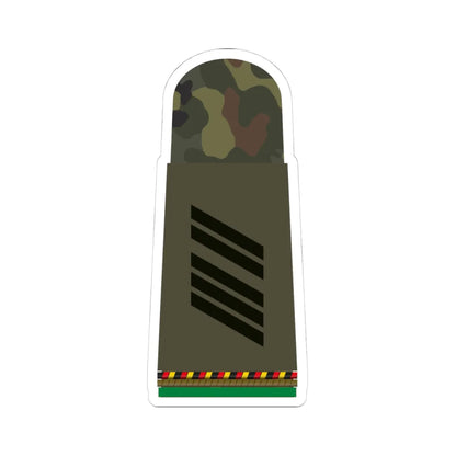 HA OS5 16 Oberstabsgefreiter RFA PzGren R (Military Rank) STICKER Vinyl Kiss-Cut Decal 4 Inch White - The Sticker Space