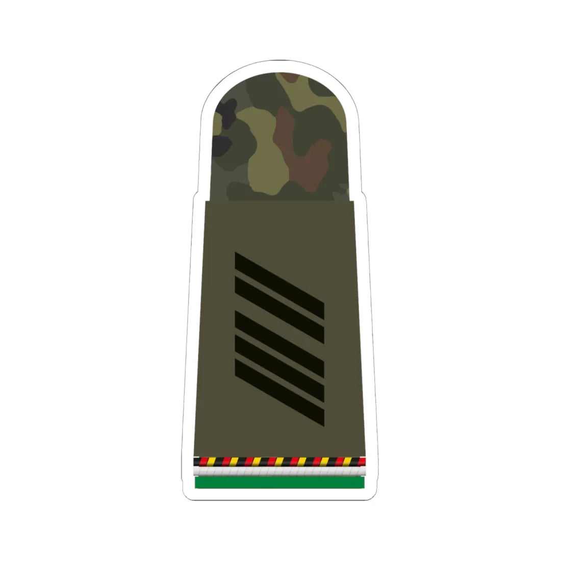 HA OS5 16 Oberstabsgefreiter ROA PzGren R (Military Rank) STICKER Vinyl Kiss-Cut Decal 6 Inch White - The Sticker Space