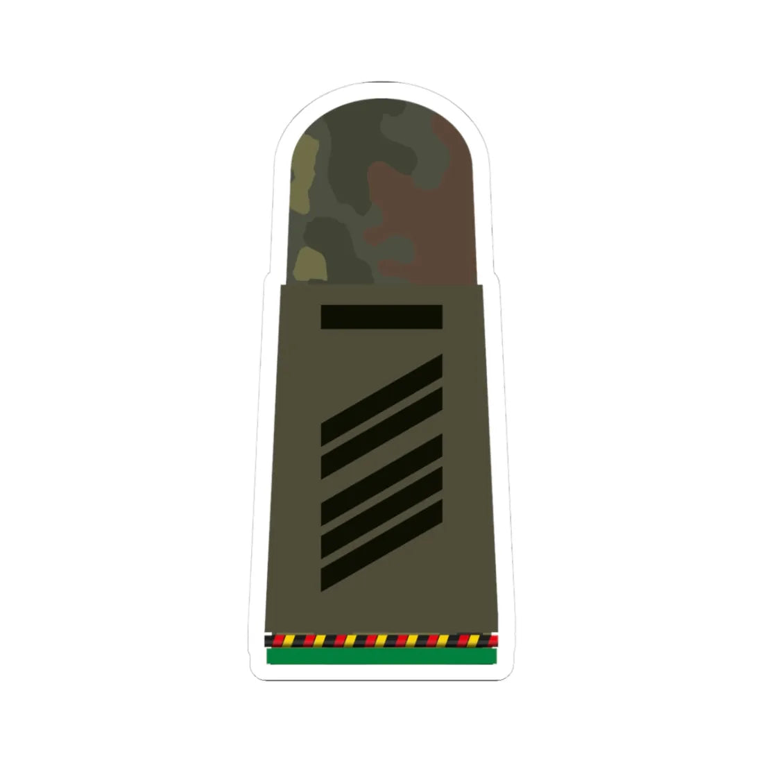 HA OS5 16 Oberstabsgefreiter RUA PzGren L (Germany) (Military Rank) STICKER Vinyl Kiss-Cut Decal 3 Inch White - The Sticker Space