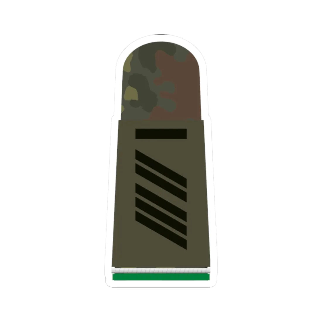 HA OS5 16 Oberstabsgefreiter RUA PzGren R (Military Rank) STICKER Vinyl Kiss-Cut Decal 2 Inch White - The Sticker Space