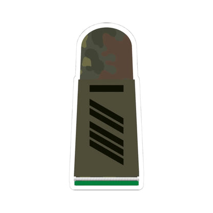 HA OS5 16 Oberstabsgefreiter RUA PzGren R (Military Rank) STICKER Vinyl Kiss-Cut Decal 4 Inch White - The Sticker Space