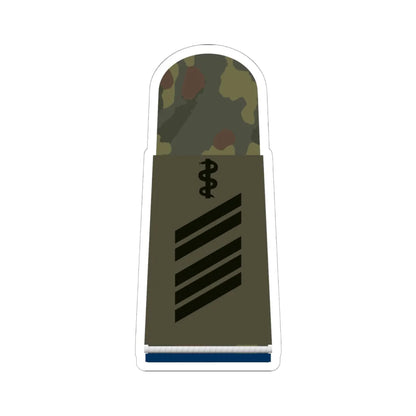 HA OS5 16 Oberstabsgefreiter SanOA San HMx L (Military Rank) STICKER Vinyl Kiss-Cut Decal 6 Inch White - The Sticker Space