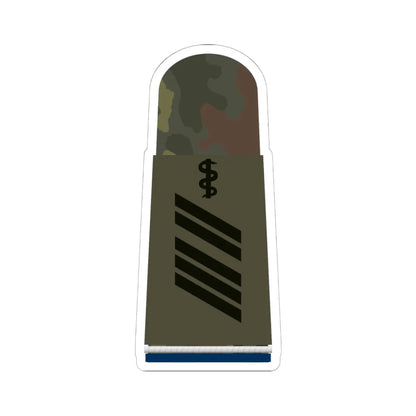 HA OS5 16 Oberstabsgefreiter SanOA San HMx R (Germany) (Military Rank) STICKER Vinyl Kiss-Cut Decal 6 Inch White - The Sticker Space