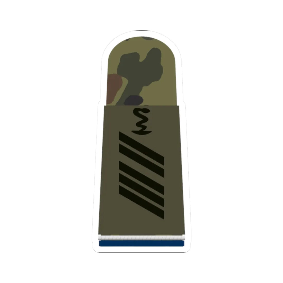 HA OS5 16 Oberstabsgefreiter SanOA San PHx R (Military Rank) STICKER Vinyl Kiss-Cut Decal 2 Inch White - The Sticker Space