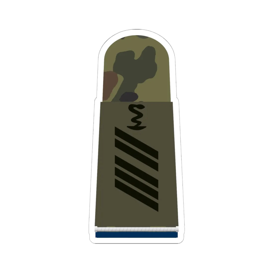 HA OS5 16 Oberstabsgefreiter SanOA San PHx R (Military Rank) STICKER Vinyl Kiss-Cut Decal 6 Inch White - The Sticker Space