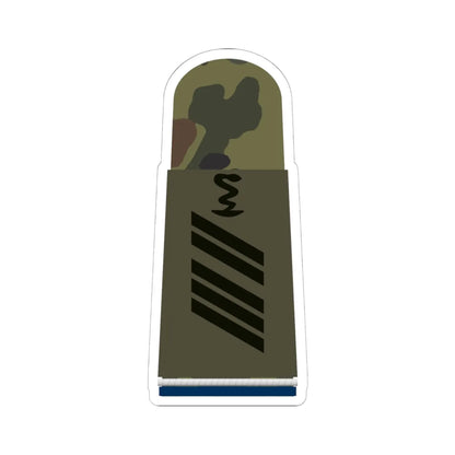 HA OS5 16 Oberstabsgefreiter SanOA San PHx R (Military Rank) STICKER Vinyl Kiss-Cut Decal 6 Inch White - The Sticker Space
