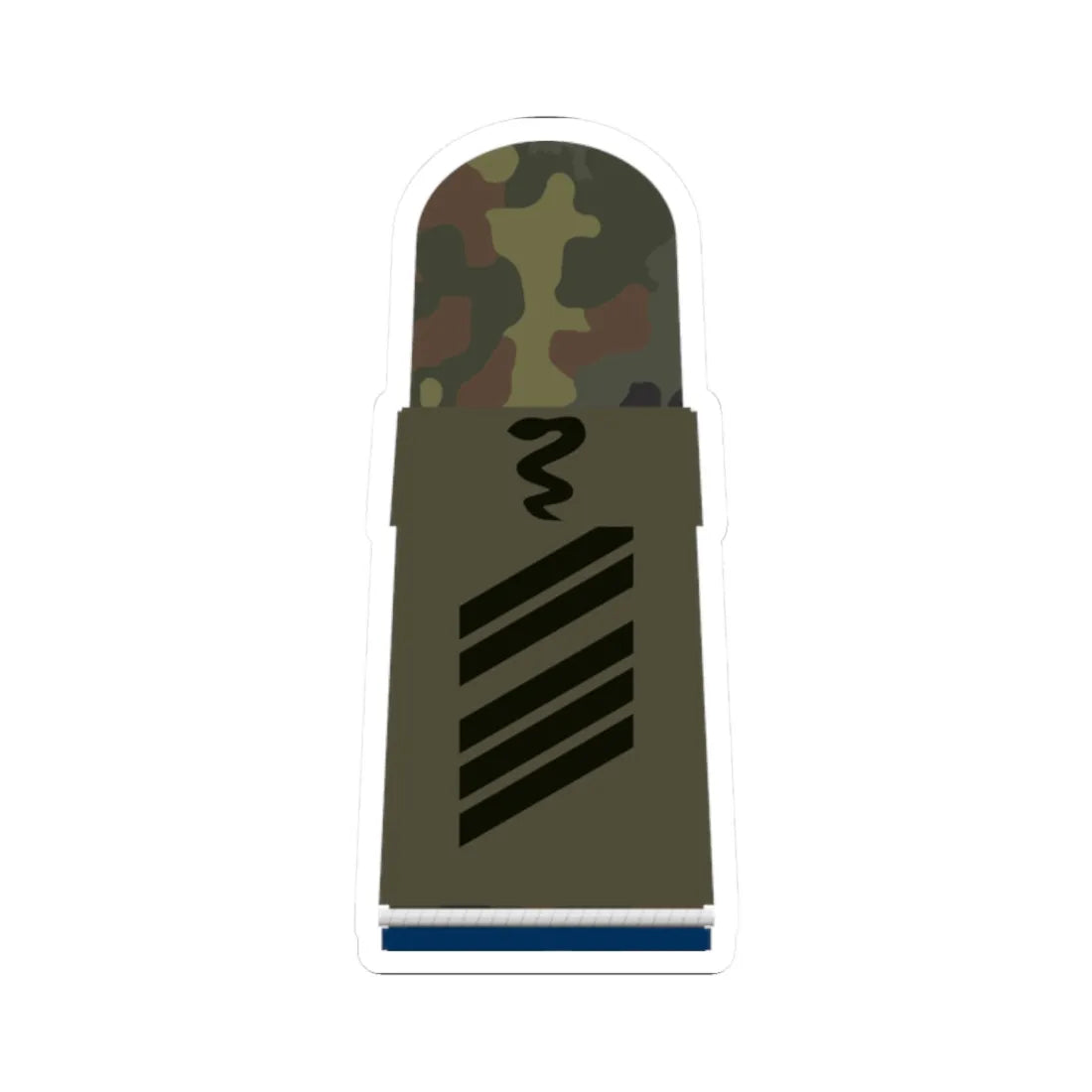 HA OS5 16 Oberstabsgefreiter SanOA San TM L (Military Rank) STICKER Vinyl Kiss-Cut Decal 2 Inch White - The Sticker Space