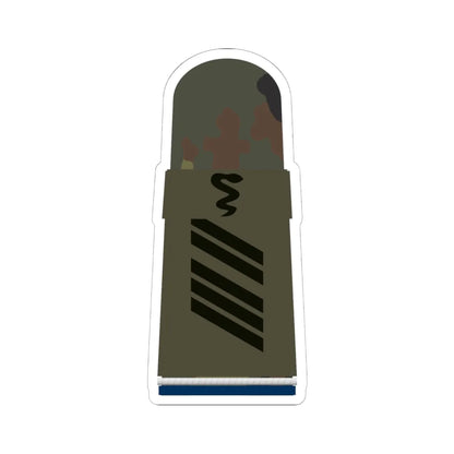HA OS5 16 Oberstabsgefreiter SanOA San TM R (Military Rank) STICKER Vinyl Kiss-Cut Decal 6 Inch White - The Sticker Space