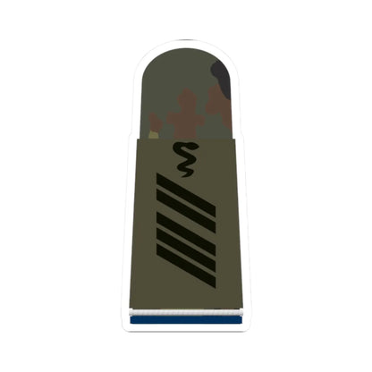 HA OS5 16 Oberstabsgefreiter SanOA San TMx R (Germany) (Military Rank) STICKER Vinyl Kiss-Cut Decal 2 Inch White - The Sticker Space