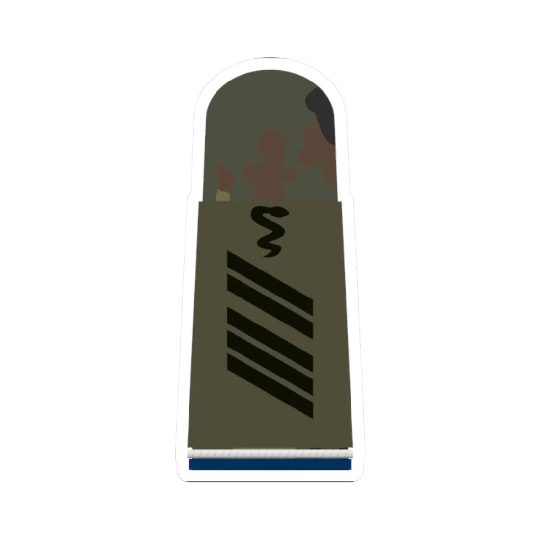 HA OS5 16 Oberstabsgefreiter SanOA San TMx R (Military Rank) STICKER Vinyl Kiss-Cut Decal 2 Inch White - The Sticker Space