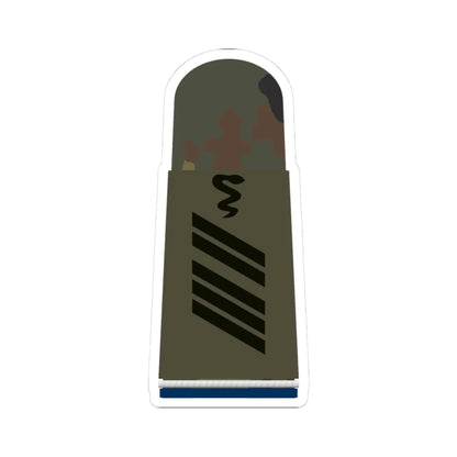 HA OS5 16 Oberstabsgefreiter SanOA San TMx R (Military Rank) STICKER Vinyl Kiss-Cut Decal 3 Inch White - The Sticker Space