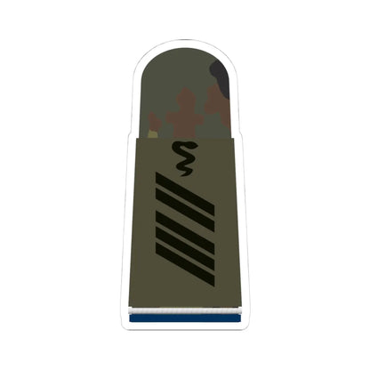 HA OS5 16 Oberstabsgefreiter SanOA San TMx R (Military Rank) STICKER Vinyl Kiss-Cut Decal 4 Inch White - The Sticker Space