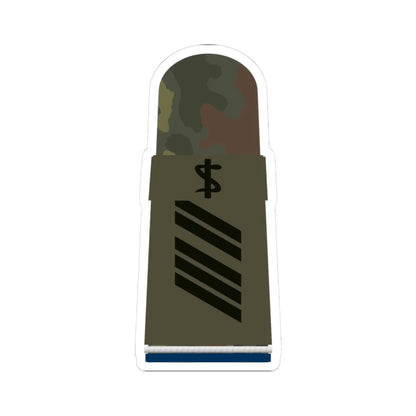 HA OS5 16 Oberstabsgefreiter SanOA San ZM R (Germany) (Military Rank) STICKER Vinyl Kiss-Cut Decal 3 Inch White - The Sticker Space