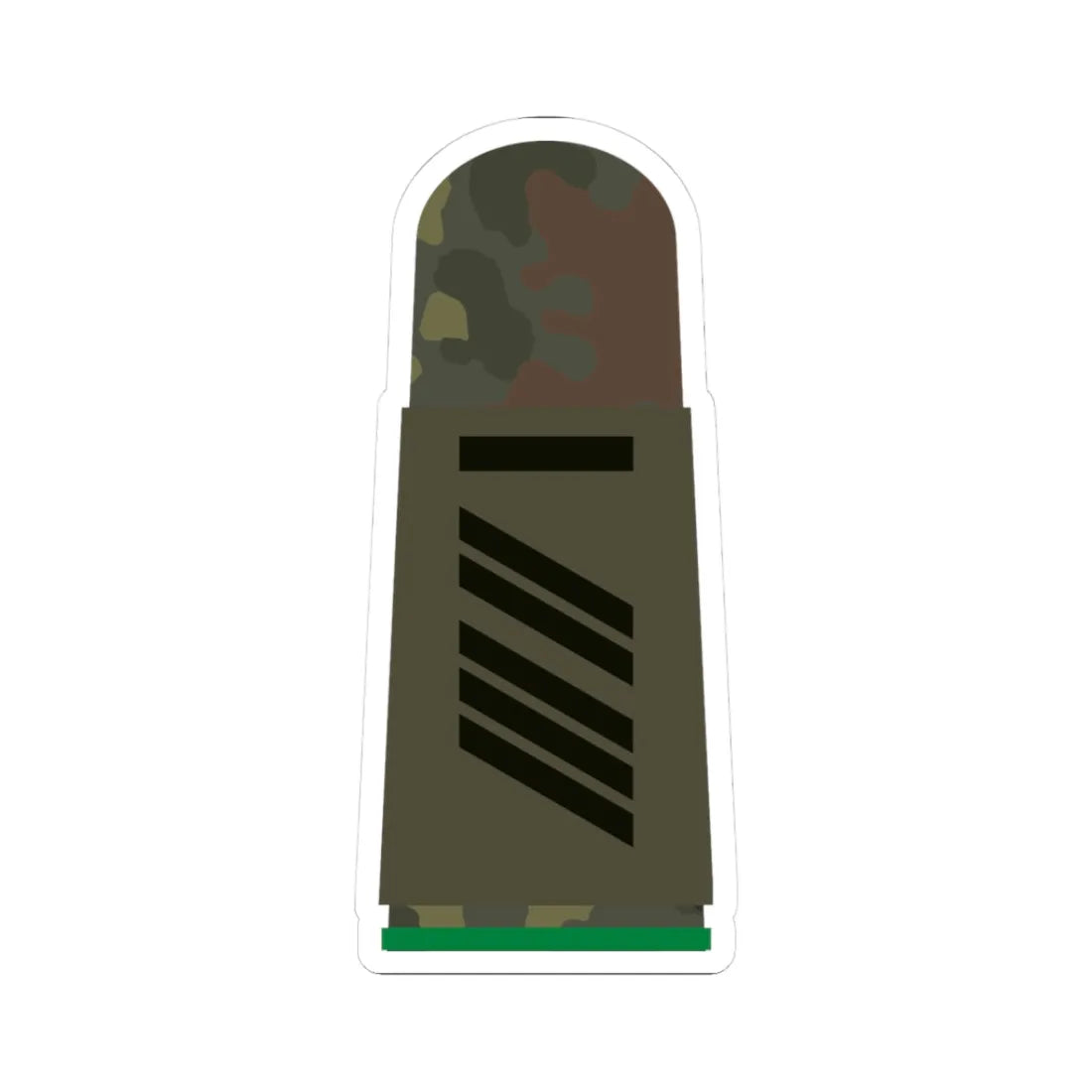 HA OS5 16 Oberstabsgefreiter UA PzGren R (Germany) (Military Rank) STICKER Vinyl Kiss-Cut Decal 3 Inch White - The Sticker Space