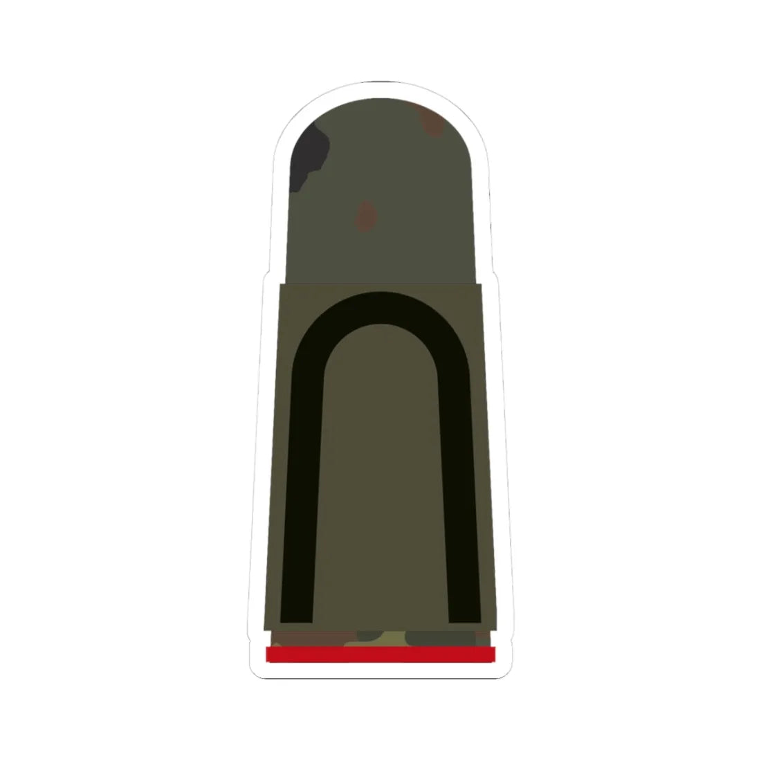 HA OS5 21 Unteroffizier HFla (Germany) (Military Rank) STICKER Vinyl Kiss-Cut Decal 3 Inch White - The Sticker Space