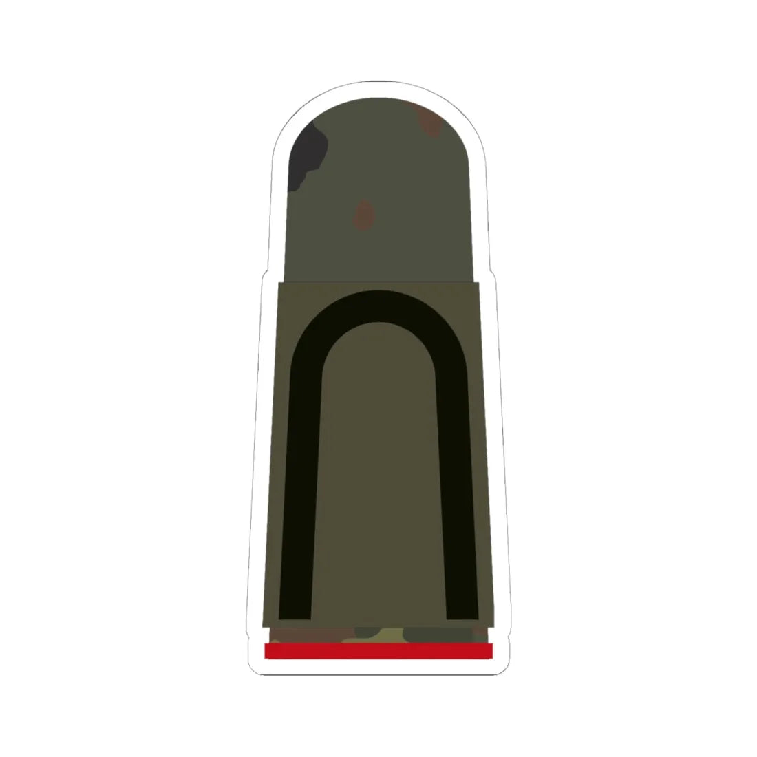 HA OS5 21 Unteroffizier HFla (Germany) (Military Rank) STICKER Vinyl Kiss-Cut Decal 6 Inch White - The Sticker Space