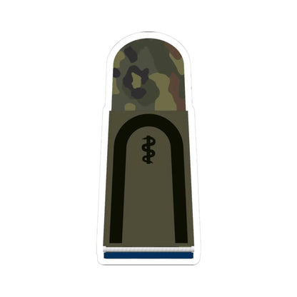 HA OS5 21a Fahnenjunker SanOA San HMx L (Military Rank) STICKER Vinyl Kiss-Cut Decal 3 Inch White - The Sticker Space