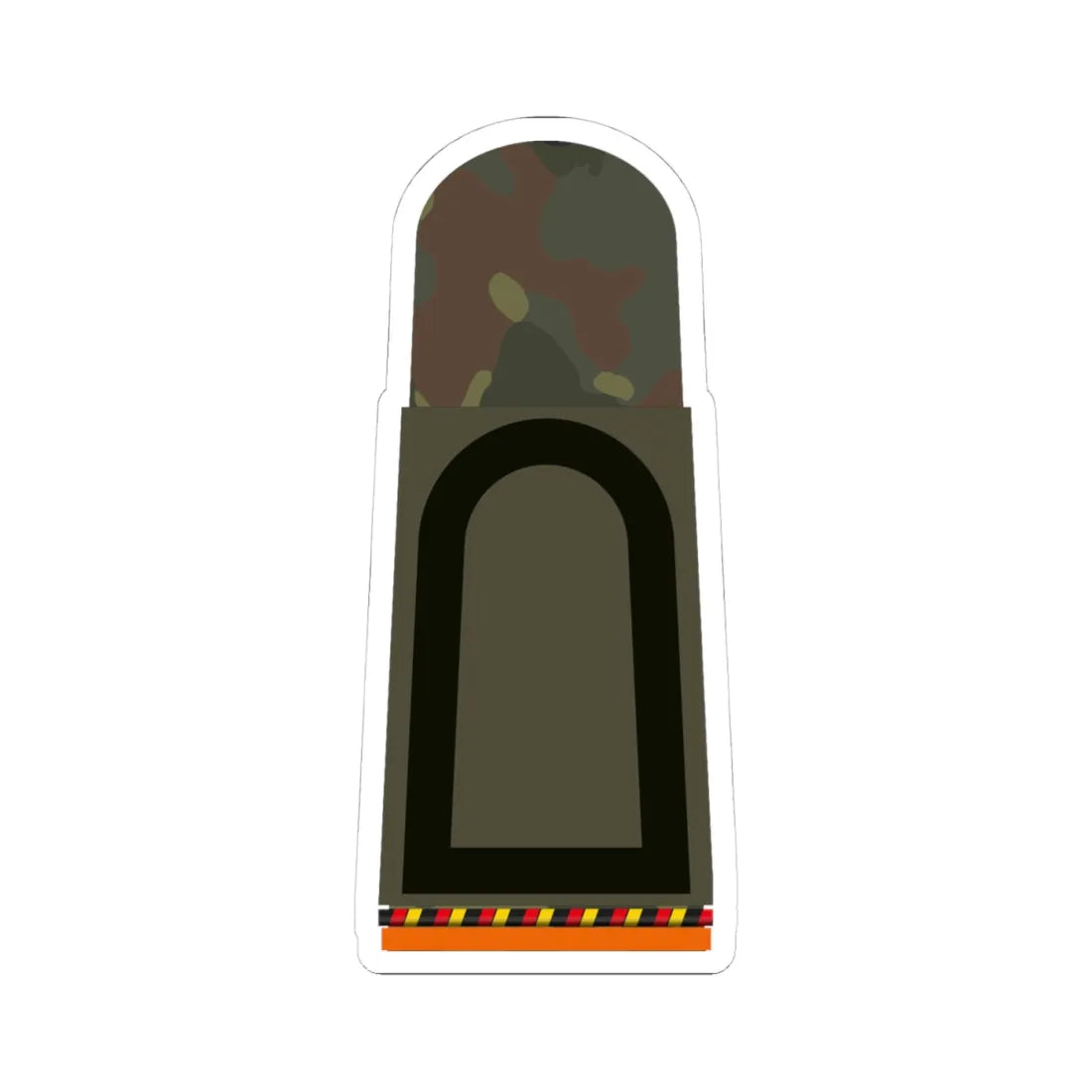HA OS5 22 Stabsunteroffizier d.R. FJg (Military Rank) STICKER Vinyl Kiss-Cut Decal 4 Inch White - The Sticker Space