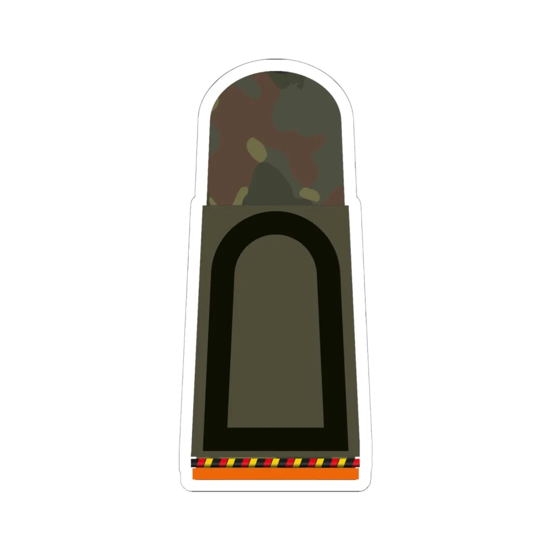 HA OS5 22 Stabsunteroffizier d.R. FJg (Military Rank) STICKER Vinyl Kiss-Cut Decal 6 Inch White - The Sticker Space