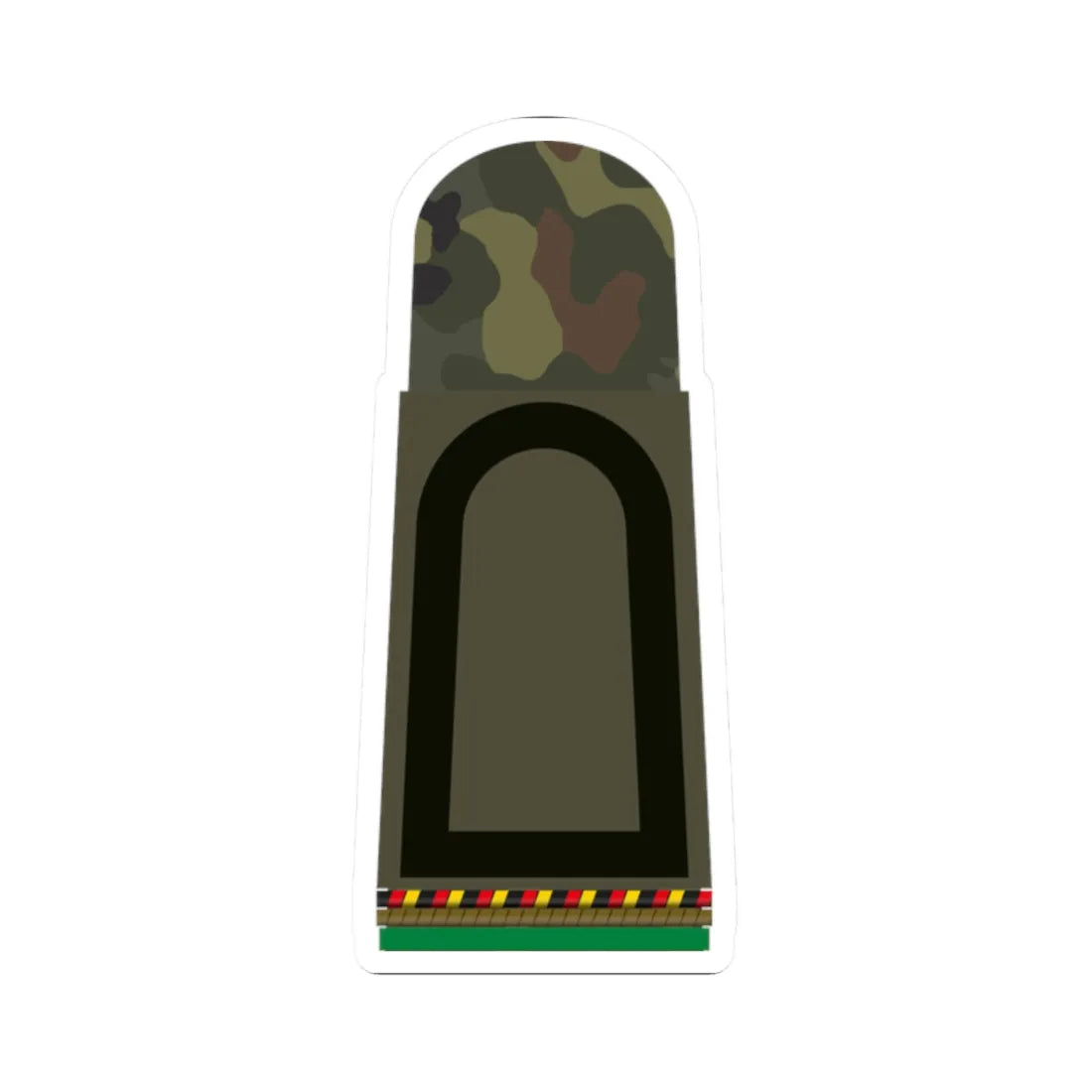 HA OS5 22 Stabsunteroffizier RFA PzGren (Military Rank) STICKER Vinyl Kiss-Cut Decal 2 Inch White - The Sticker Space