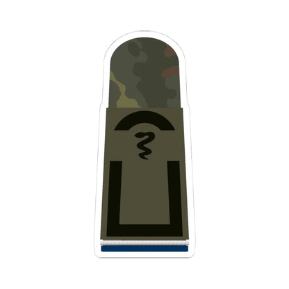 HA OS5 22 Stabsunteroffizier SanOA San TM L (Military Rank) STICKER Vinyl Kiss-Cut Decal 4 Inch White - The Sticker Space