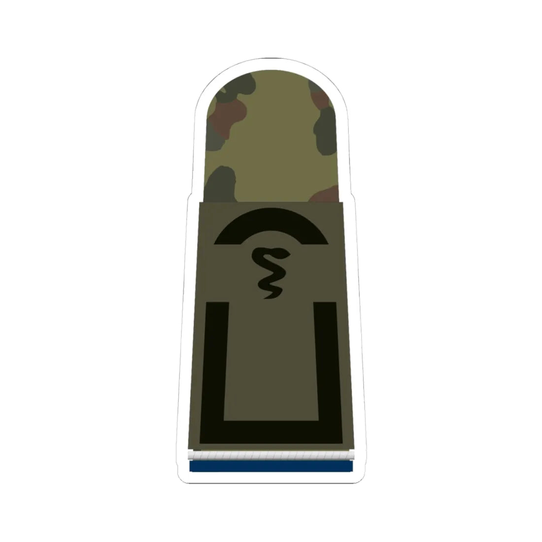 HA OS5 22 Stabsunteroffizier SanOA San TM R (Germany) (Military Rank) STICKER Vinyl Kiss-Cut Decal 4 Inch White - The Sticker Space