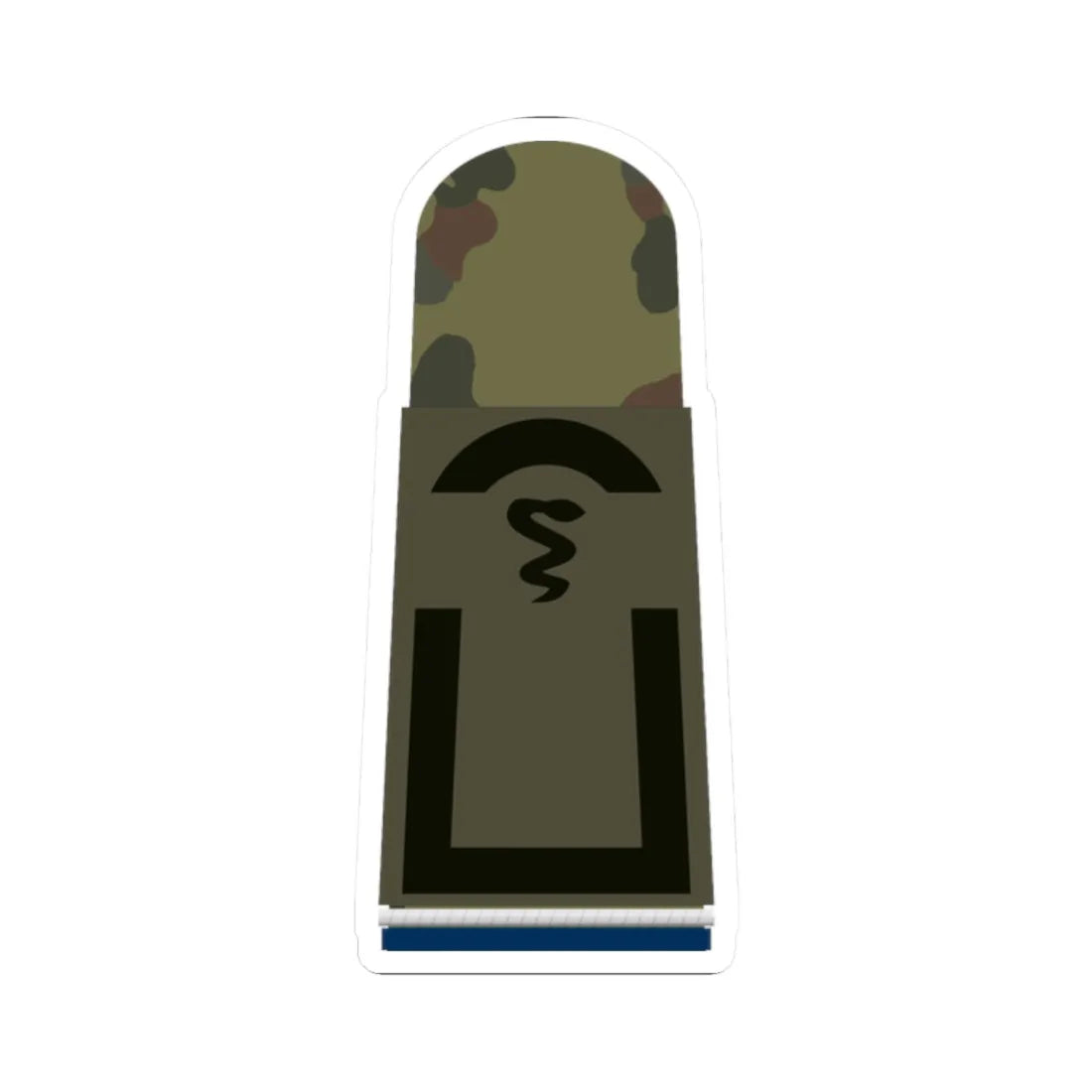 HA OS5 22 Stabsunteroffizier SanOA San TM R (Military Rank) STICKER Vinyl Kiss-Cut Decal 2 Inch White - The Sticker Space
