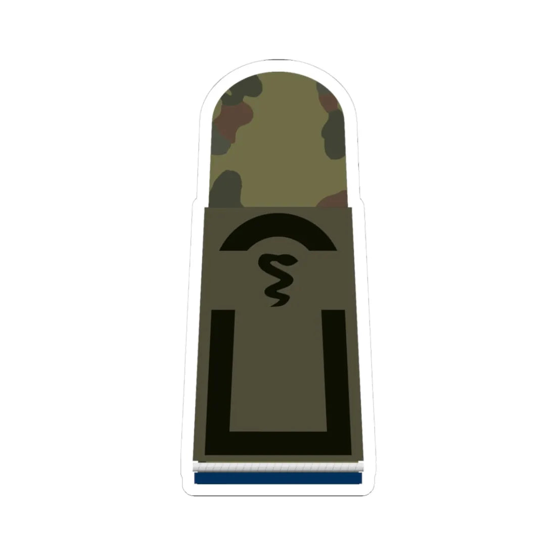 HA OS5 22 Stabsunteroffizier SanOA San TM R (Military Rank) STICKER Vinyl Kiss-Cut Decal 3 Inch White - The Sticker Space