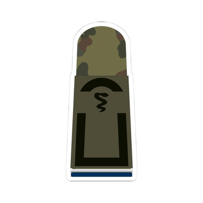 HA OS5 22 Stabsunteroffizier SanOA San TM R (Military Rank) STICKER Vinyl Kiss-Cut Decal 4 Inch White - The Sticker Space