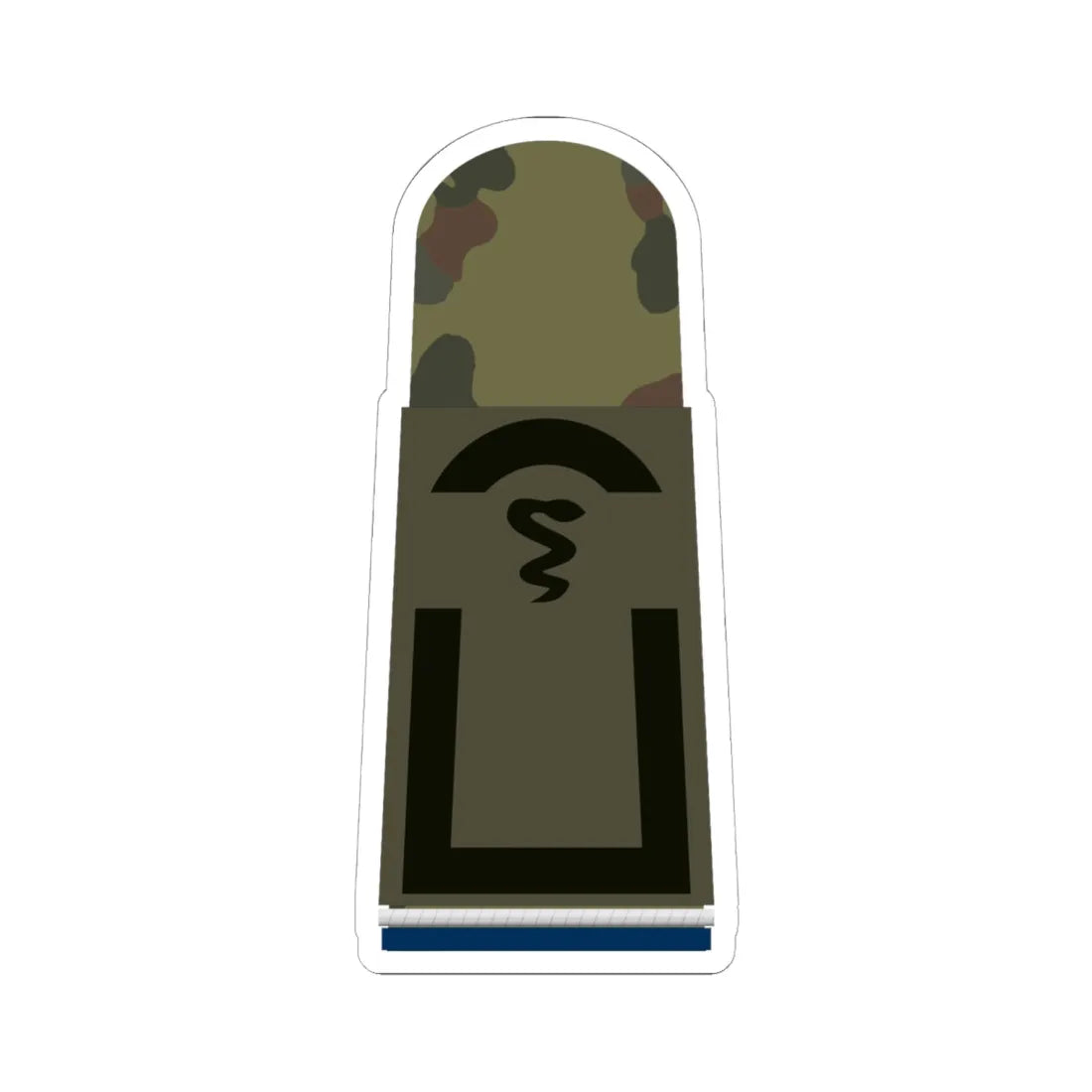 HA OS5 22 Stabsunteroffizier SanOA San TM R (Military Rank) STICKER Vinyl Kiss-Cut Decal 6 Inch White - The Sticker Space