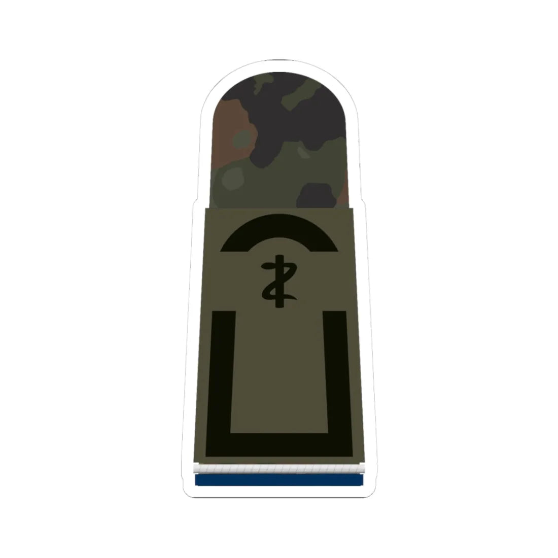 HA OS5 22 Stabsunteroffizier SanOA San ZM L (Military Rank) STICKER Vinyl Kiss-Cut Decal 3 Inch White - The Sticker Space