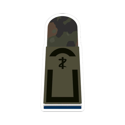 HA OS5 22 Stabsunteroffizier SanOA San ZM L (Military Rank) STICKER Vinyl Kiss-Cut Decal 3 Inch White - The Sticker Space