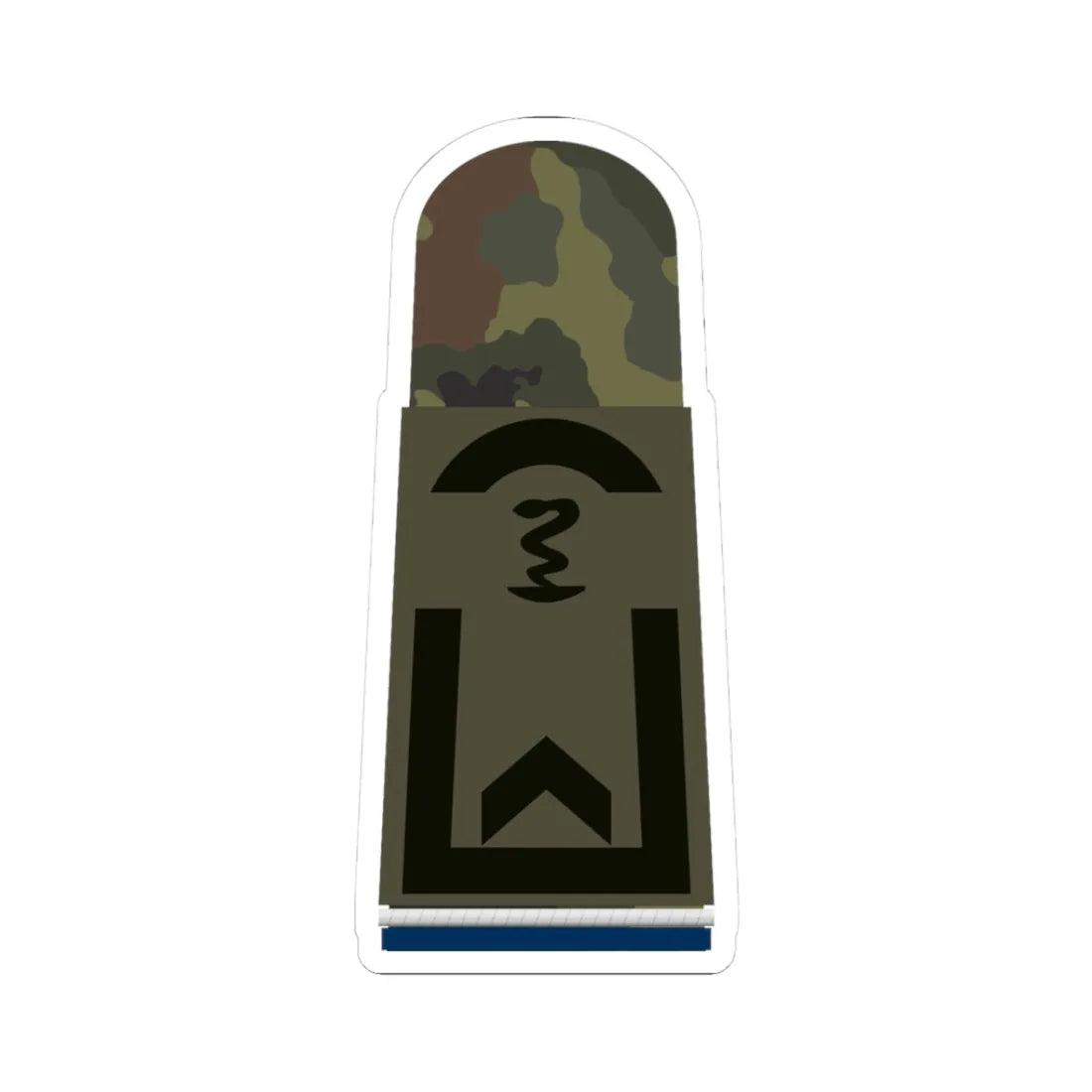 HA OS5 31a Fähnrich SanOA San PH L (Military Rank) STICKER Vinyl Kiss-Cut Decal 3 Inch White - The Sticker Space