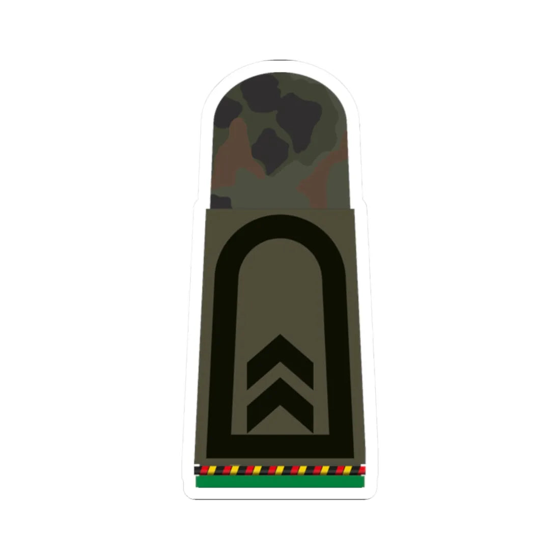 HA OS5 32 Oberfeldwebel d.R. PzGren (Germany) (Military Rank) STICKER Vinyl Kiss-Cut Decal 2 Inch White - The Sticker Space