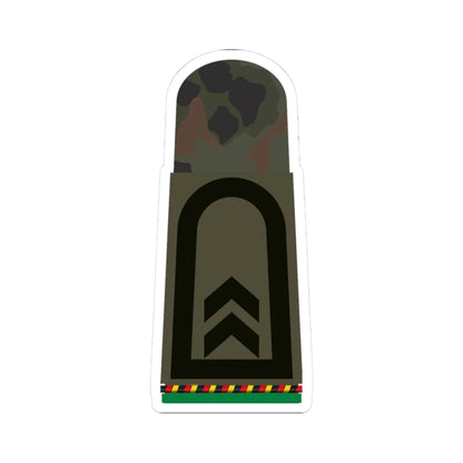 HA OS5 32 Oberfeldwebel d.R. PzGren (Germany) (Military Rank) STICKER Vinyl Kiss-Cut Decal 3 Inch White - The Sticker Space