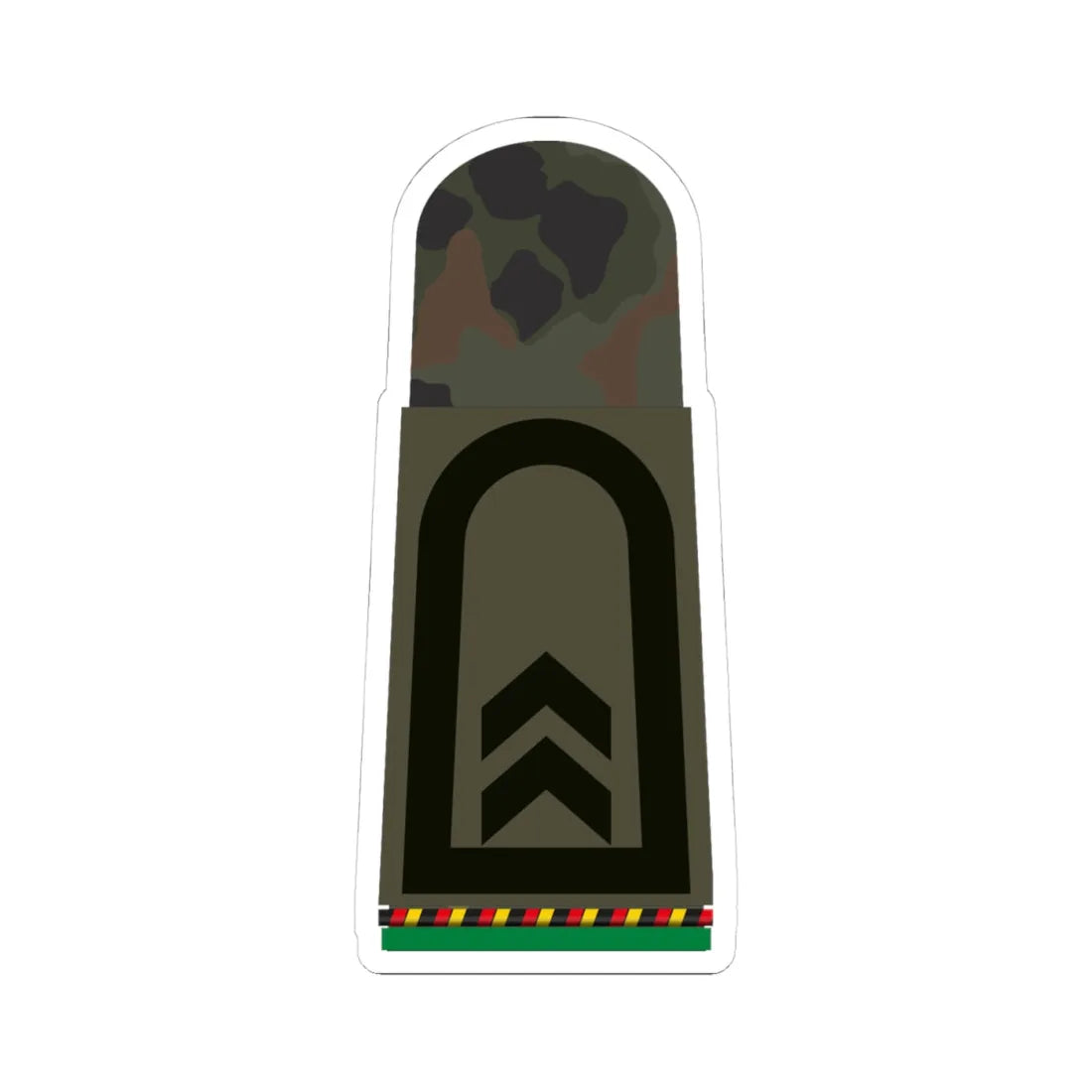 HA OS5 32 Oberfeldwebel d.R. PzGren (Germany) (Military Rank) STICKER Vinyl Kiss-Cut Decal 4 Inch White - The Sticker Space