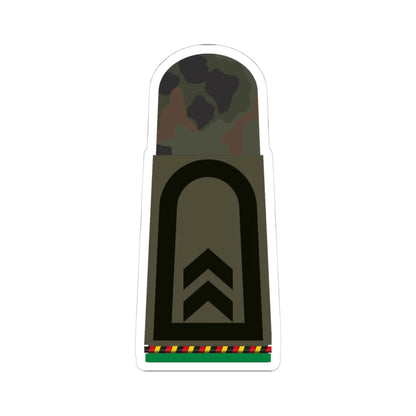 HA OS5 32 Oberfeldwebel d.R. PzGren (Germany) (Military Rank) STICKER Vinyl Kiss-Cut Decal 4 Inch White - The Sticker Space