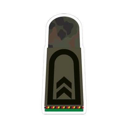 HA OS5 32 Oberfeldwebel d.R. PzGren (Germany) (Military Rank) STICKER Vinyl Kiss-Cut Decal 6 Inch White - The Sticker Space
