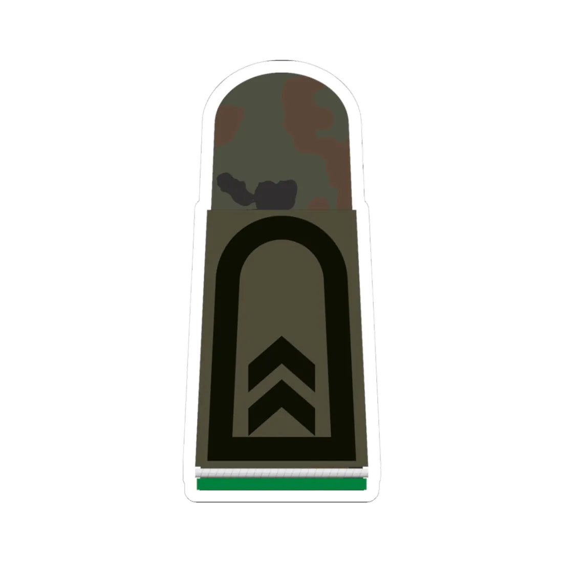 HA OS5 32 Oberfeldwebel OA PzGren (Germany) (Military Rank) STICKER Vinyl Kiss-Cut Decal 3 Inch White - The Sticker Space