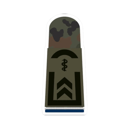 HA OS5 32 Oberfeldwebel SanOA San HM L (Military Rank) STICKER Vinyl Kiss-Cut Decal 2 Inch White - The Sticker Space
